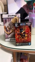 ONE PIECE Grandista モンキー・D・ルフィ(ルフィ) ギア5 + WCF サボ フィギュア