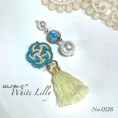 No.0126　タッセル付きピアス