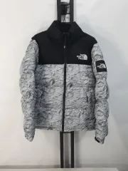 THE NORTH FACE ザノースフェイス ヌプシ ダウンジャケット 白ラベル ノベルティ ダウンジャケット ブラック ペーパー m