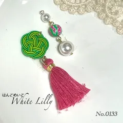 No.0133　タッセル付きピアス