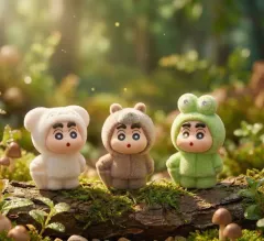 クレヨンしんちゃん 動物 パジャマ フィギュア 3種 セット 限定出品