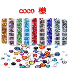 【速達】  【coco 様】　高分子ストーン　ミルキーストーン　デコストーン　デコうちわ　ラインストーン