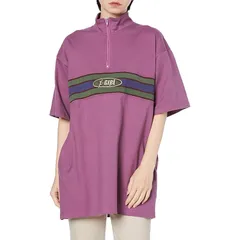 [エックスガール] ストライプアンドオーバルロゴドレス STRIPE & OVAL LOGO DRESS 0