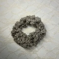 シュシュ　毛糸　ハンドメイド　02