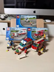 LEGOブロック シティ STARTERセット (警察 Ambulance Fire Truck)