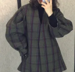 ロンドン ブライダル リーソン トゥミ チェック ハーフコート onesize