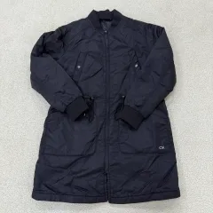 M カルバン・クライン パフォーマンス レディース キルティング ロング ブルゾン ジャケット 0107T1