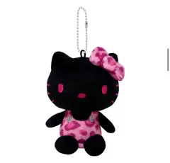 Sanrio サンリオ ブラック ブラック レオパード レオパード ハローキティ ハローキティ キーホルダー キーホルダー ボールチェーン ボールチェーン レオパード レオパード キティ キティ