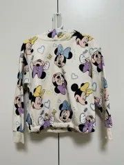 ミニーマウス 女の子 裏起毛パーカー