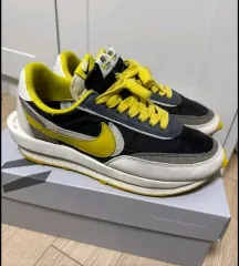 ナイキ SACAI LDワッフル ブラック/イェロー 265mm