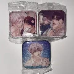 レジン JMEESHOP フジツボボーイ コレクション スクエア 缶バッジ ドゥシク ジュハ ドゥジュ