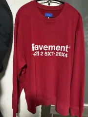 ペーブメント オーバーサイズ JAJU色 スウェット XL