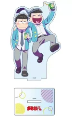 【中古】アクリルスタンド・アクリルパネル 一松＆十四松 描き下ろしBIGアクリルスタンド 「おそ松さん」