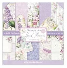 Stamperia ライラック フラワー スクラップブック ペーパー