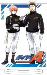 【中古】アクリルスタンド・アクリルパネル 10.小湊春市＆倉持洋一(公式イラスト) キャラアクリルフィギュア 「ダイヤのA actII」のサムネイル