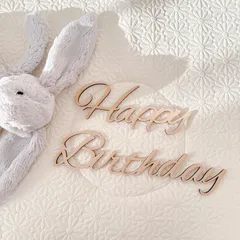 ハッピーバースデー　バースデーバナー　バースデーフォト　誕生日　バースデー飾り　Happy Birthday 木製　レターバナー
