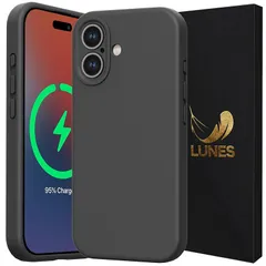 【新品】 LUNES iPhone 17 ケース Magsafe対応 カメラ保護 スマホケース 耐衝撃 ワイヤレス充電 シンプル 全面保護 いPhone17 用 マグセーフ対応 シリコン カバー マグネット搭載 指紋防止 黄ばみなし (iphone17ケー