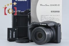 Canon キヤノン 【中古】Canon キヤノン PowerShot SX430 IS ブラック コンパクトデジタルカメラ 元箱付き コンパクトデジタルカメラ
