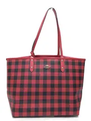 COACH　コーチ　トートバッグ　チェック　送料込み　977494