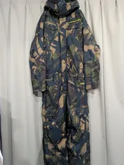 エスティボ ESTIVO スノーウェア つなぎ オールインワン M メンズ カモフラ