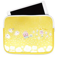 Kanahei's Pisuke & Usagi Small Animal PC Case, Laptop Bag, Tablet Case, Sleeve, Multi-Case, 12-inch (Spring is here! (Yellow))☆彡 d4511d68