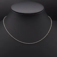 M152 ヴィンテージ 925刻印 ネックレス ボールチェーン デザイン シルバー