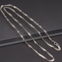 M107 ヴィンテージ 925刻印 ネックレス スクリューチェーン デザイン シルバー