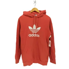 アディダスオリジナルス adidas Originals トレフォイル ロゴ プリント プルオーバー パーカー メンズ JPN：L 