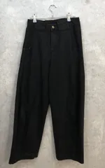 サイダー CIDER  ワイドレッグジーンズ 【XS】 CD20240319461008JN- BLACK