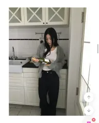 ブラック ストライプ ロング パンツ