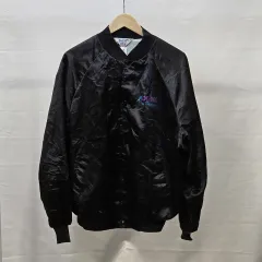 WestArk USA 裏面グラフィックデザイン ブラック サテン COACH ジャケット XL
