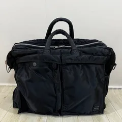 ポーター 2way タンカーショルダーバッグ２室２層(ブラック/34✕44)