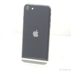 〔中古品〕 iPhone SE 第3世代 256GB ミッドナイト MMYJ3J／A SIMフリー【258】