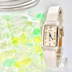 【新品電池】SEIKO セイコー NOIE ノイエ レディース 腕時計 シルバー レクタンギュラー 4N21-5250 4N1168