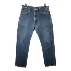 00年代 USA製 Levi's リーバイス 505 デニムパンツ ブルー(メンズ W36 L30)中古 古着 V8786
