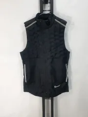 ナイキ エアロロフト 軽量 ダウン ベスト ランニング ベスト ブラック m