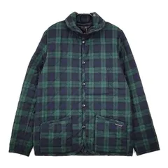 LAVENHAM キルティングジャケット 丸襟 チェック 中綿 ブラックウォッチ ジャケット グリーン レディース ラベンハム【中古】6-0105T∞のサムネイル