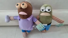 スポンジボブ スティーブン・ヒルレンバーグ ボンボンランド ぬいぐるみ 2個