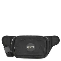 グッチ ボディバッグ  オフザグリッド GGナイロン 739376 GUCCI ウエストバッグ 黒