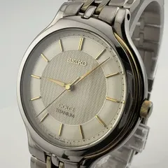 【電波ソーラー、極美品、希少】SEIKO　セイコー　ドルチェ　チタン セイコー ドルチェ&エクセリーヌ DOLCE&EXCELINE ソーラー電波 電波