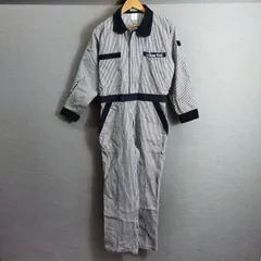 Yellow Hat イエローハット つなぎ オーバーオール 長袖 ヒッコリーストライプ 作業服 ワーク ウェア 企業 VINTAGE 日本製 A204