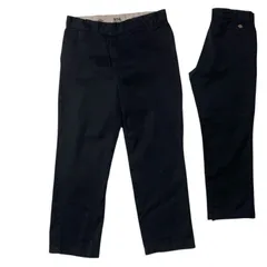 ディッキーズ 874 ワークパンツ ワークウェア 36 XL ブラック 黒 ロゴ オーバーサイズ カジュアル ストリート メンズ 古着 パンツ