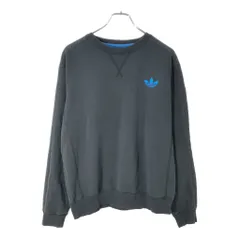 adidas アディダス ワンポイントロゴ スウェット スポーツ ブラック(メンズ M)中古 古着 X1976