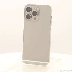 〔中古品〕 iPhone15 Pro Max 1TB ナチュラルチタニウム MU713J／A SIMフリー【198】