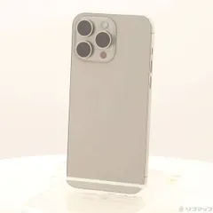 〔中古品〕 iPhone15 Pro Max 1TB ナチュラルチタニウム MU713J／A SIMフリー【198】