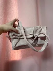 SHEIN リボン POINT バレエコア ピンク クロスバック 新品 バッグ