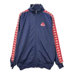 Kappa カッパ ワンポイントロゴ トラックジャケット スポーツ ネイビー(メンズ L)中古 古着 X1981