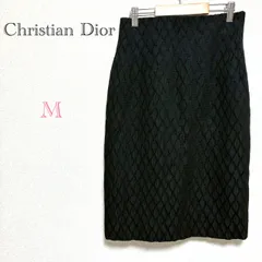 クリスチャンディオール Christian Dior【M】タイトスカート 膝丈スカート ジャカード織ボトムス エレガント