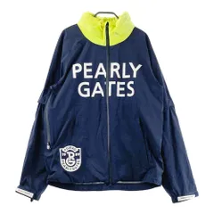 サイズ：5 PEARLY GATES パーリーゲイツ  多機能 レインジャケット  ネイビー系 [240101603017] ゴルフウェア メンズ ストスト