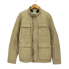 ザラ ZARA SAFARI JACKET 比翼ジップ ナイロン サファリ ジャケット  メンズ import：M 